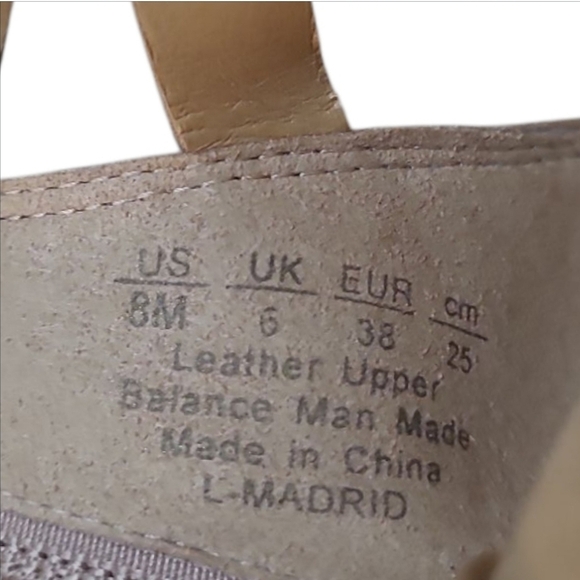 Franco Sarto womens Madrid Heeled Sandal Taupe Size 8 Medium NWOT - Picture 9 of 13